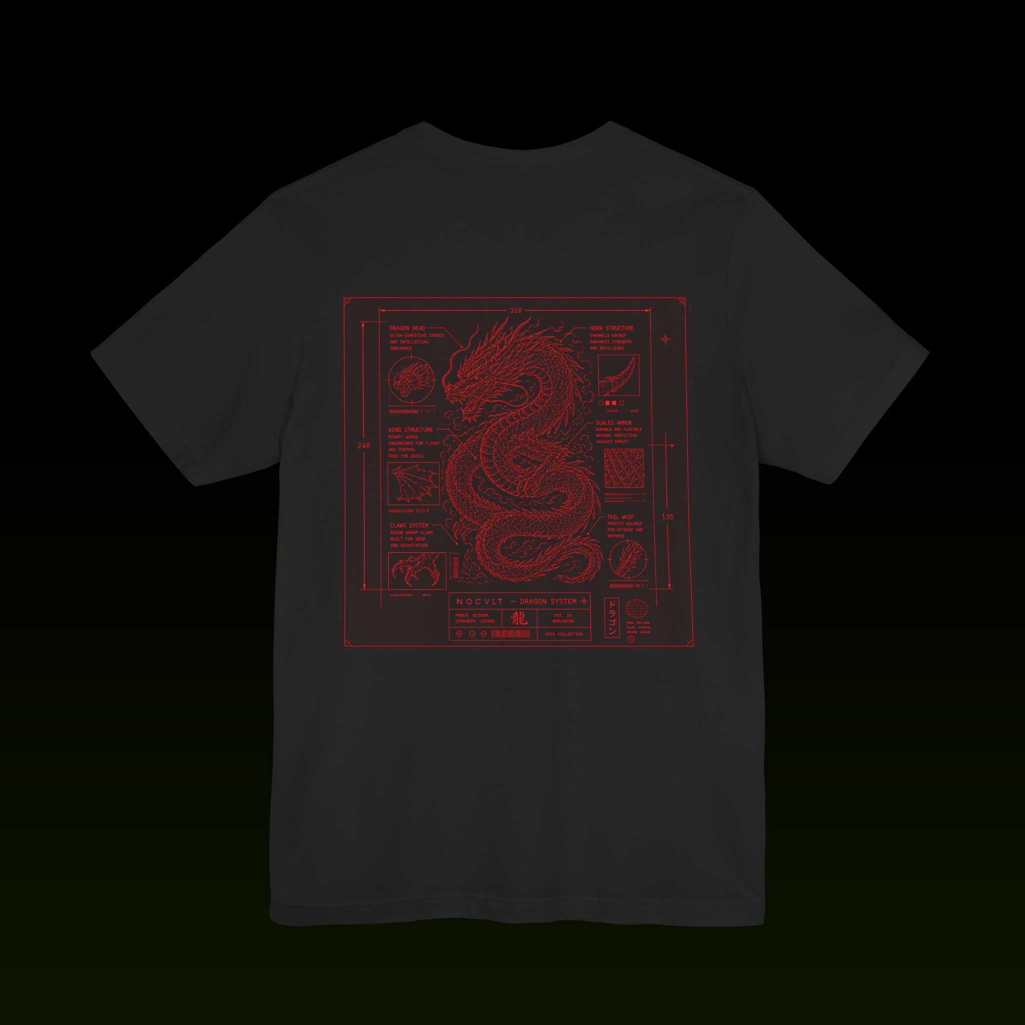 Techprint 007 — Dragon Anatomy Tee