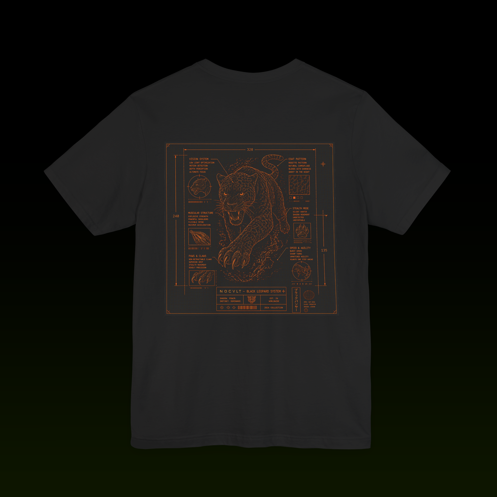 Techprint 008 — Panther Anatomy Tee