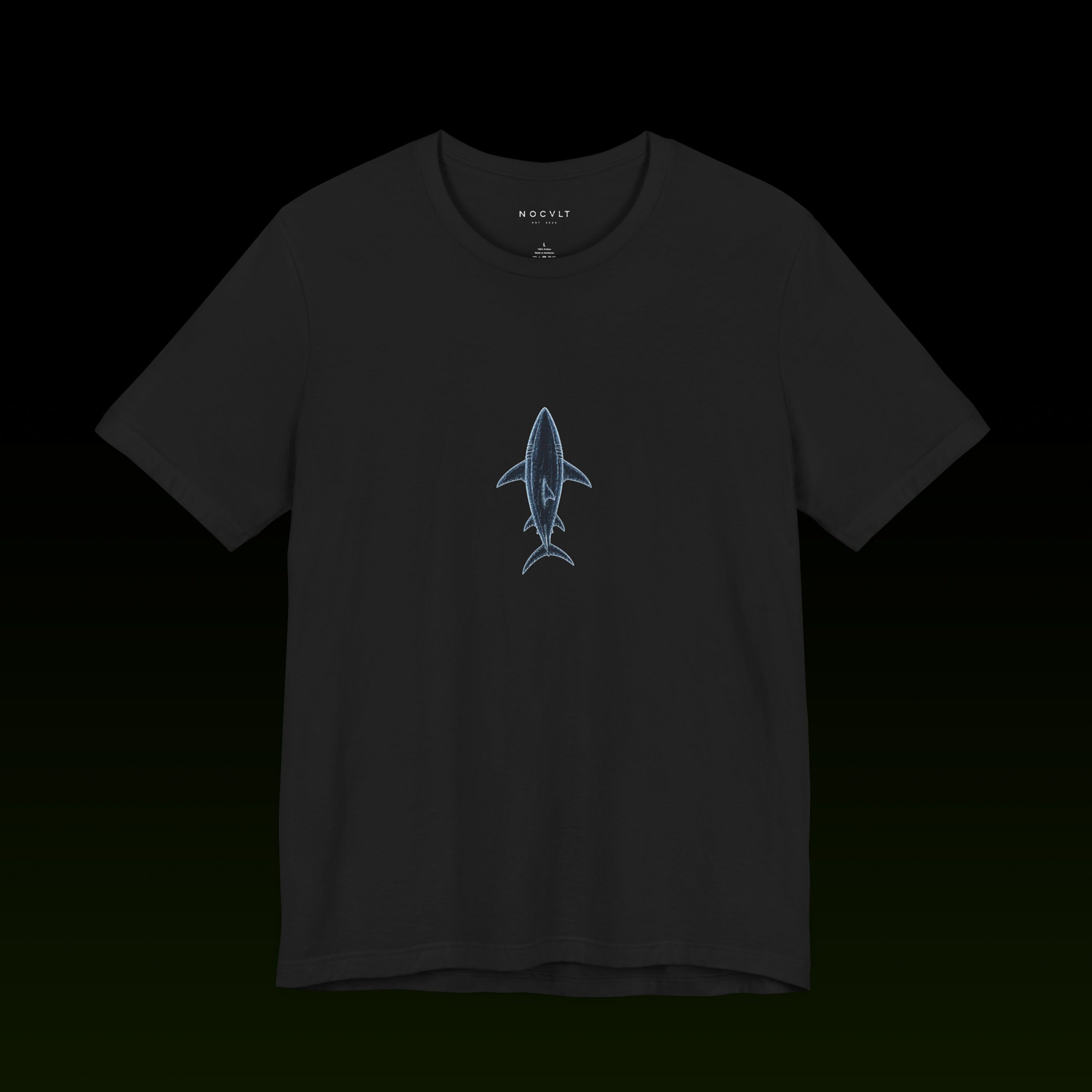 Techprint 002 — Shark Anatomy Tee