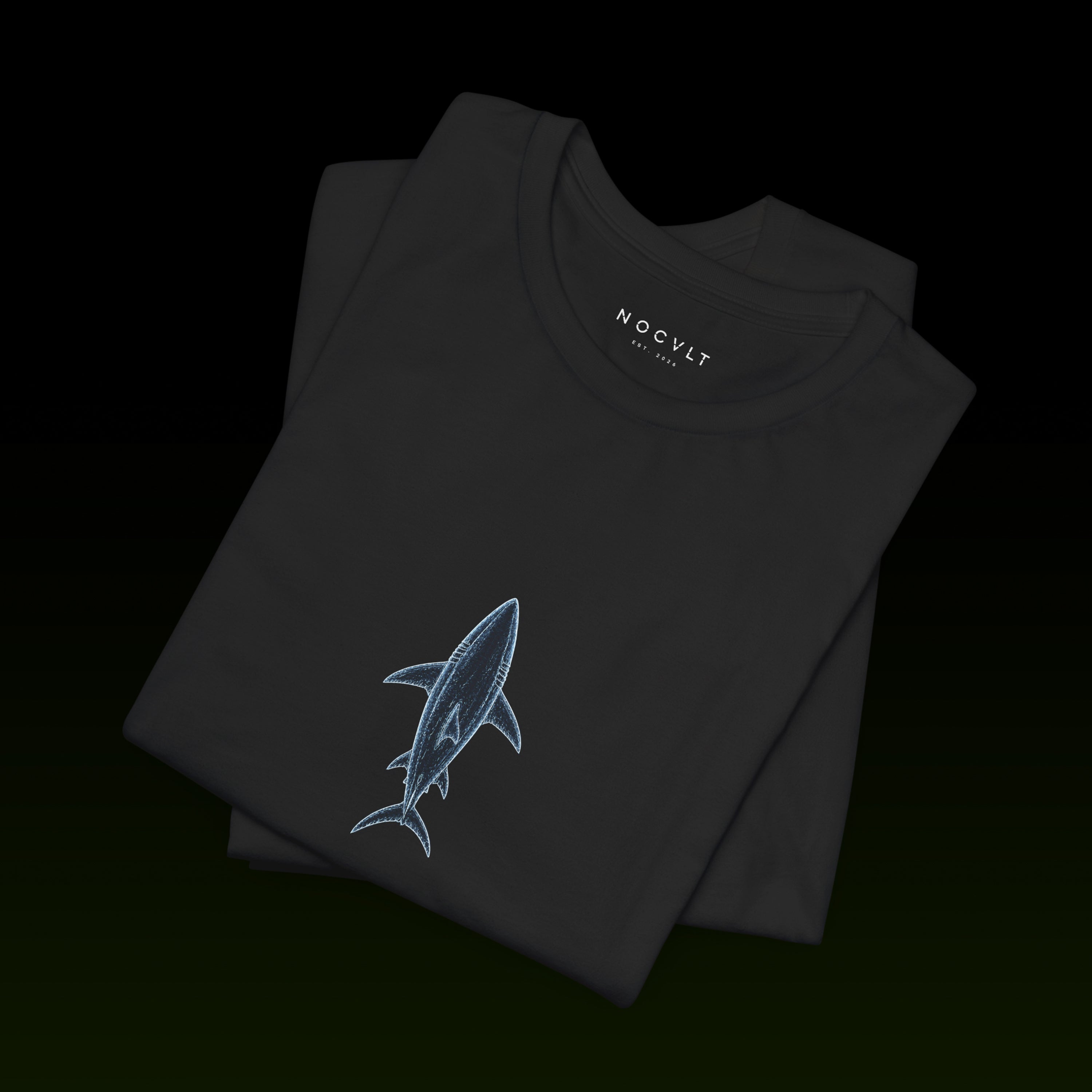 Techprint 002 — Shark Anatomy Tee