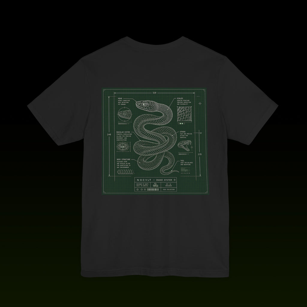 Techprint 004 — Snake Anatomy Tee