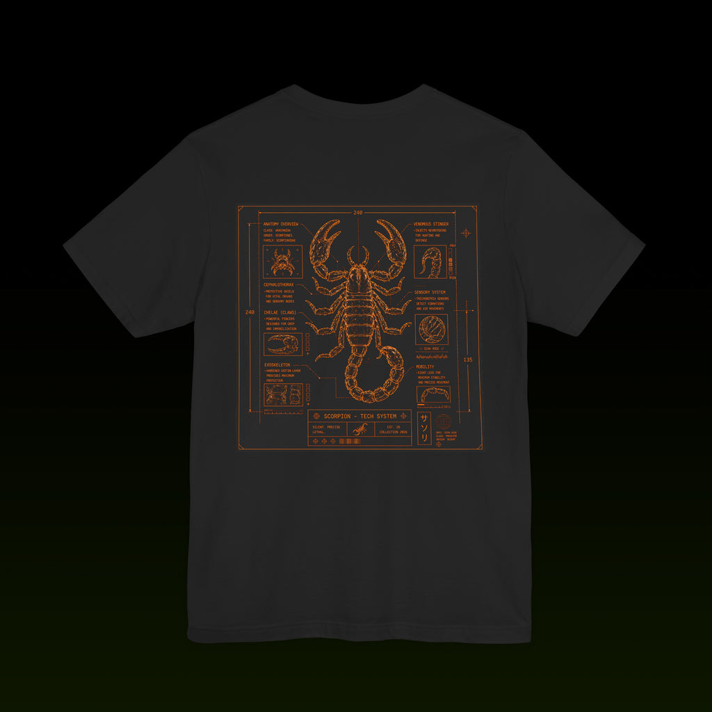 Techprint 003 — Scorpion Anatomy Tee